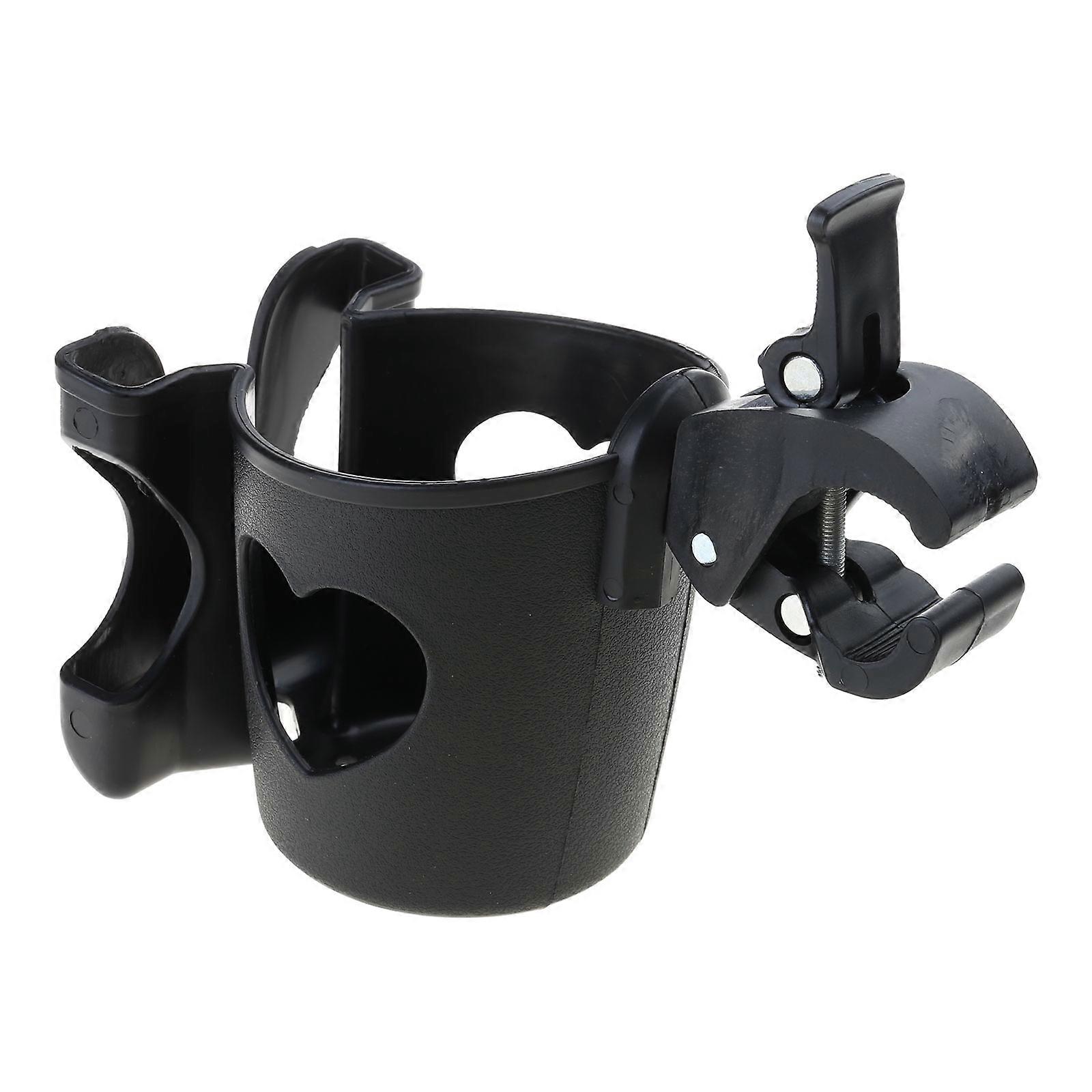 Adjustable Cup & Cellphone Bracket Practical Stroller Attach for Pushchairs Essential Travel Accessory for Modern Parent Multicolor