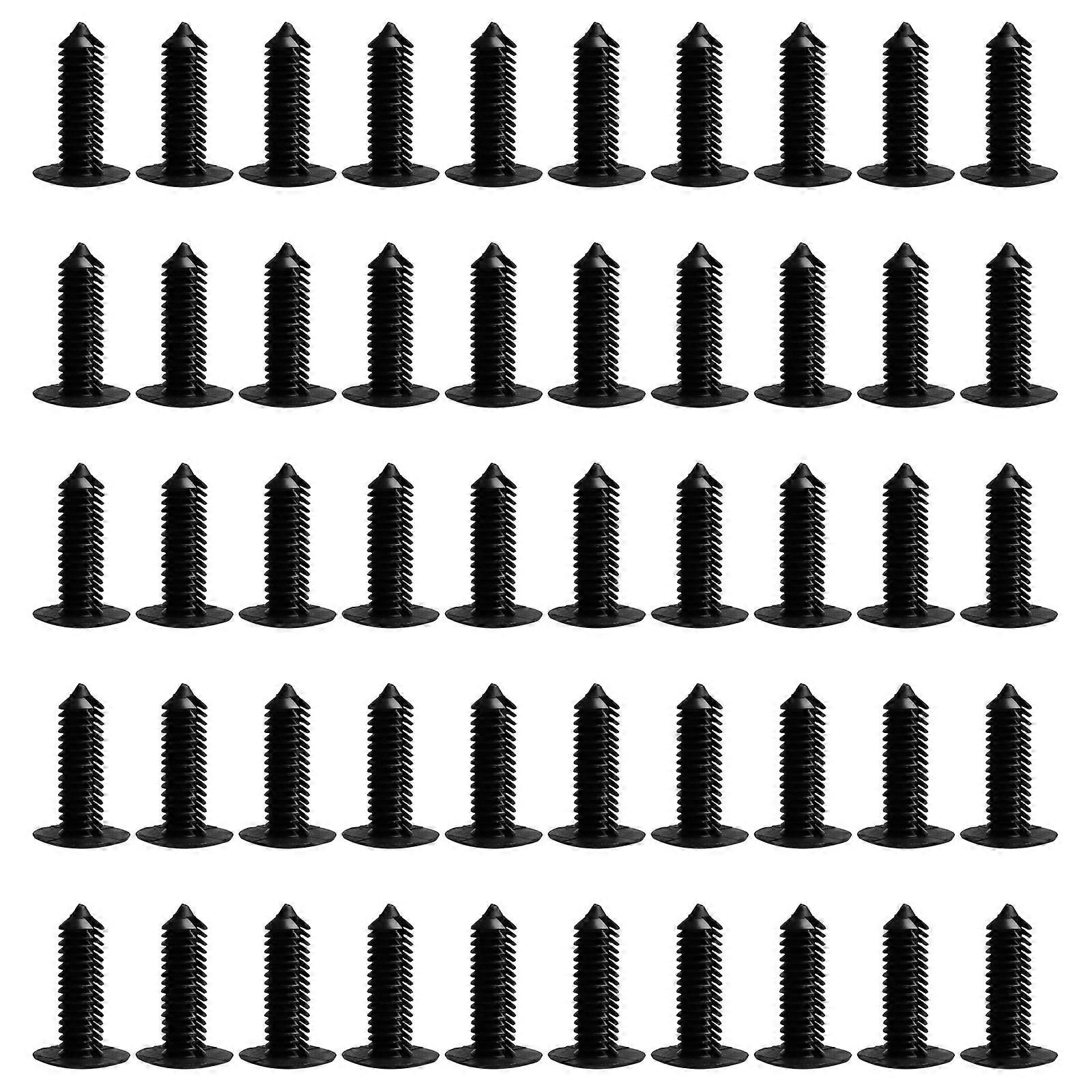 Reusable Plastic Car Trim Rivets Barbed Locking Mechanism For Roof Liner Trunk Lining Long Lasting Durability Multicolor