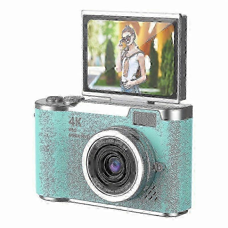 Digital Camera 4K Hd Camera With 2.4 Inch Screen Blue