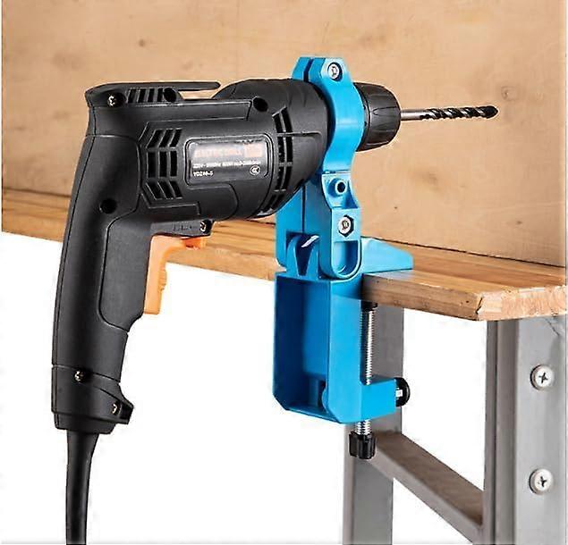 Drill Stand Clamp Adjustable Rotatable Drill Holder Electric And Cordless Drills Horizontal And Vertical Position