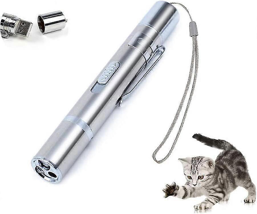 Cat Toys Led Lights Pointer Pen interactive Cat Toy For Indoor 7 In 1 Function @BUGU