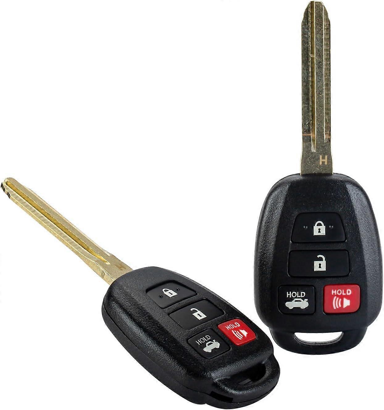 Car Key Fob H Chip Replacement for 2014 - 2017 Toyota Corolla Keyless Remote ONLY HYQ12BEL (2)