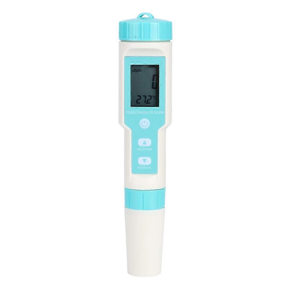 Waterproof Electronic Salinity PH TDS EC ORP Tester Hydrometer Water Quality Testing Tool