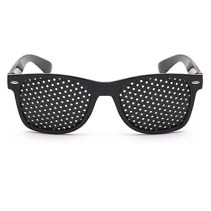 2pack نظارات ثقب لتحسين الرؤية ، أسود للجنسين البصر تعزيز نظارات ثقب