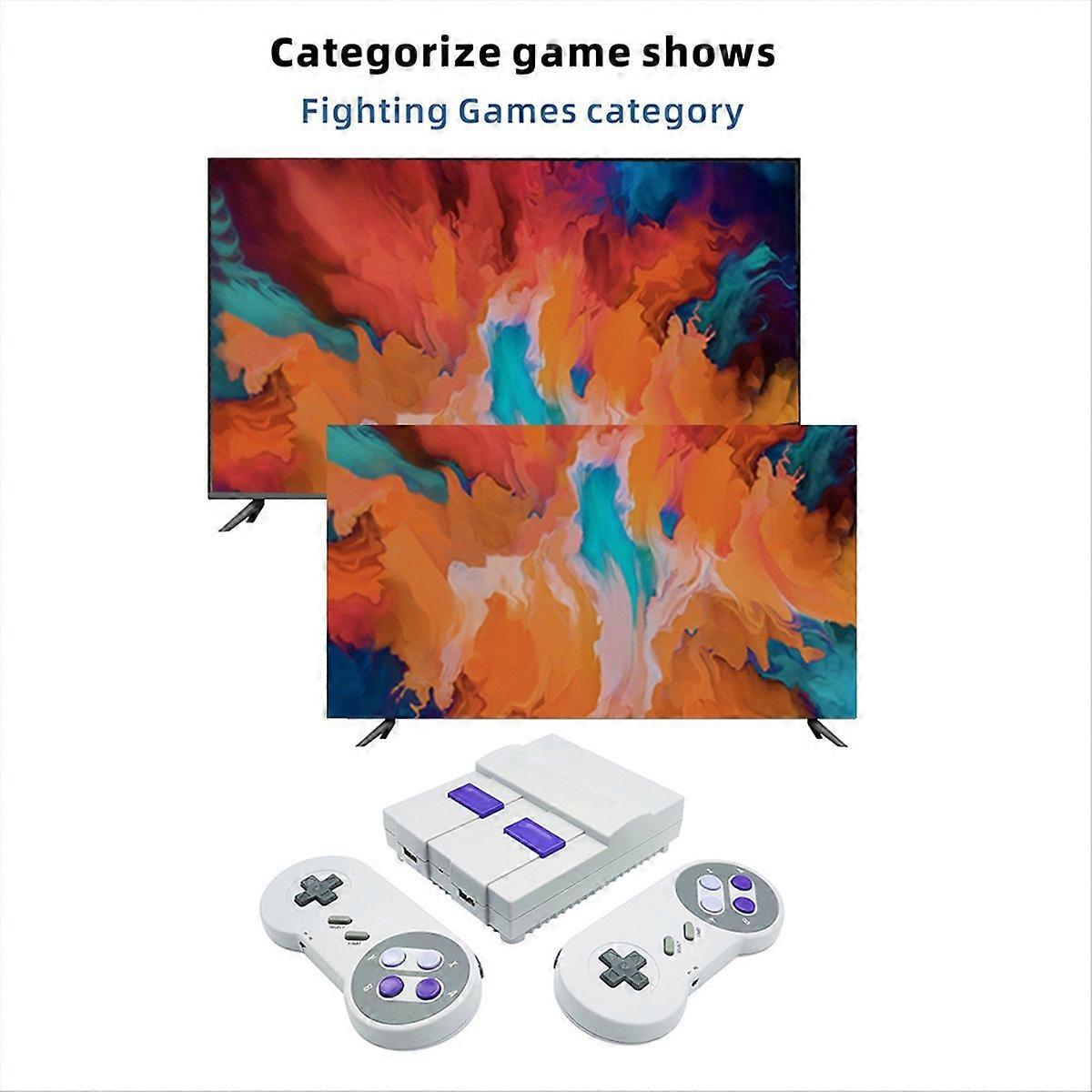 For SNES821 Retro Game Console 2.4G Wireless Double Mini Game Console TV Game Console Built-in 821 G
