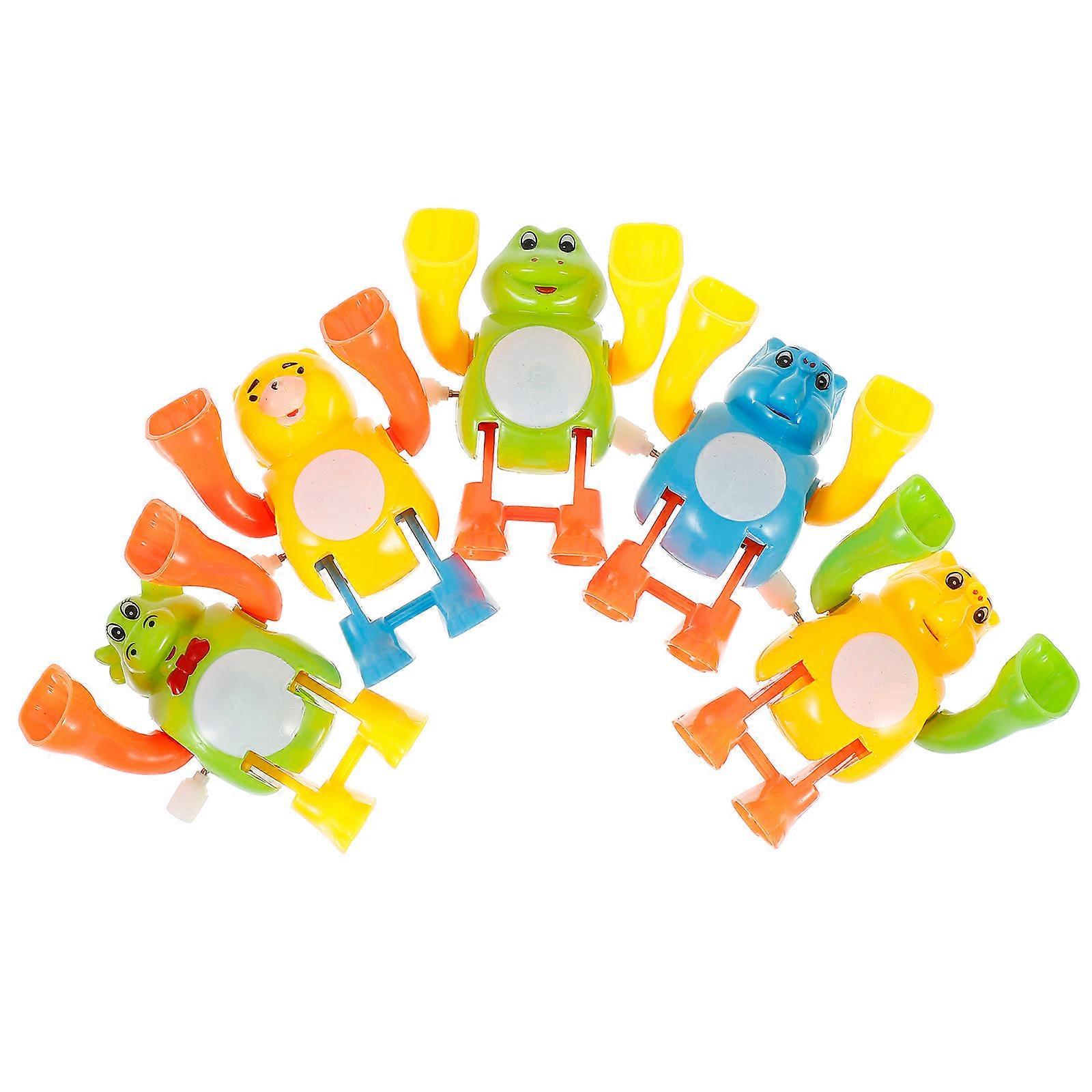 Funny Shaped Somersault Playthings Wind-Up Playthings for Playing 5Pcs Pack