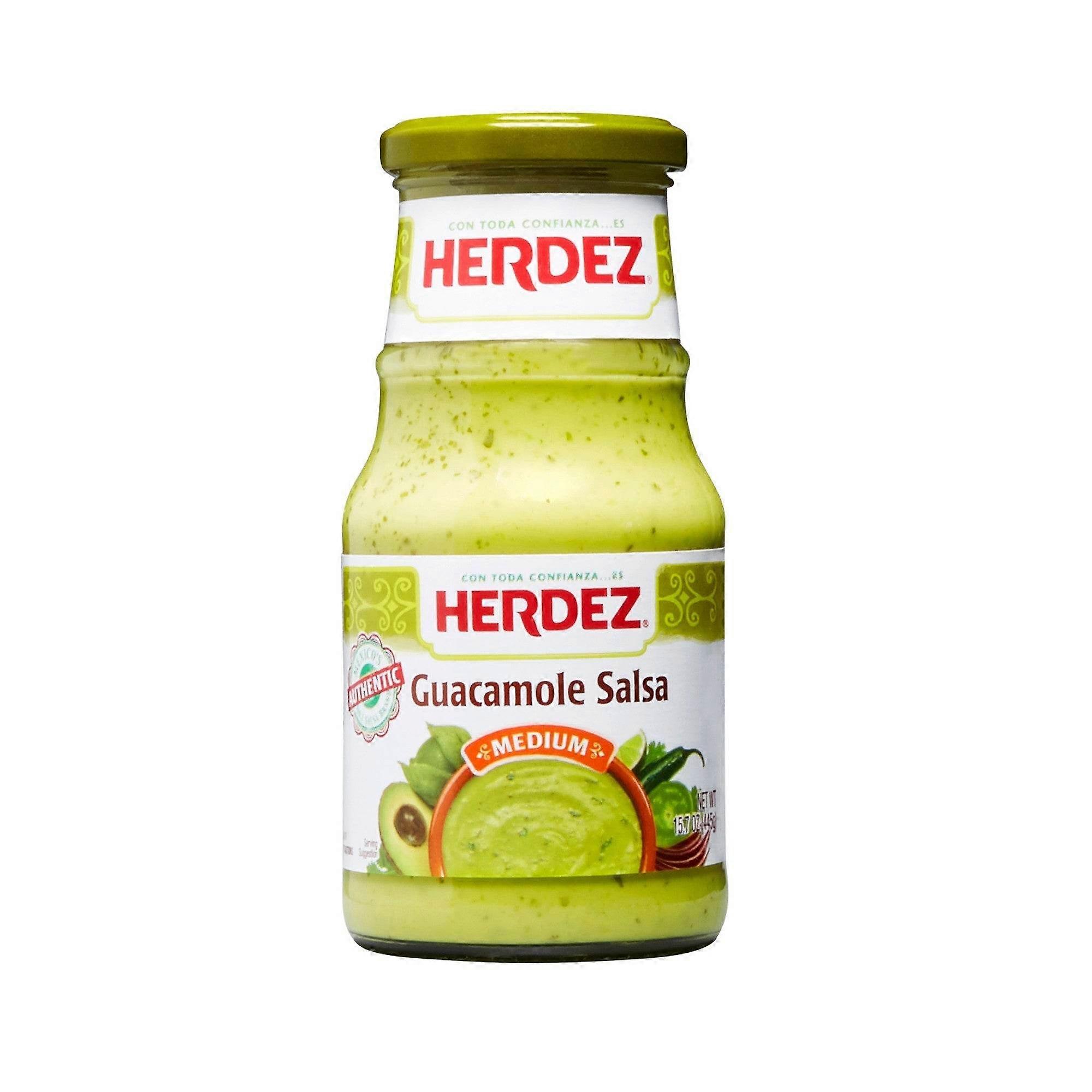 Herdez Guacamole Salsa Medium, 15.7 Oz
