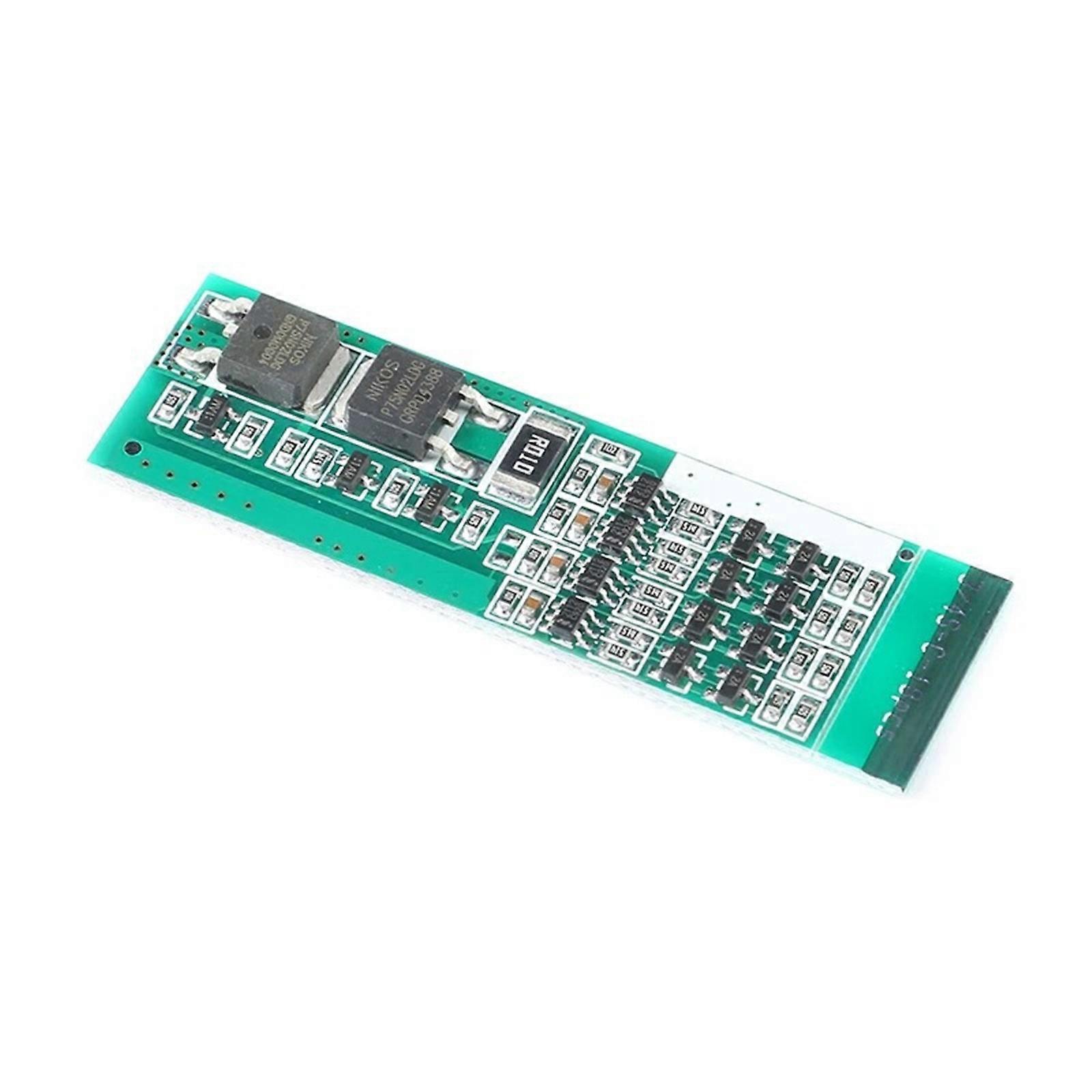 Lithium Battery Pack Cell Module 4S 8A 14.8V Lithium Battery Charging Protective Board Power Circuit Board Replacement Multicolor