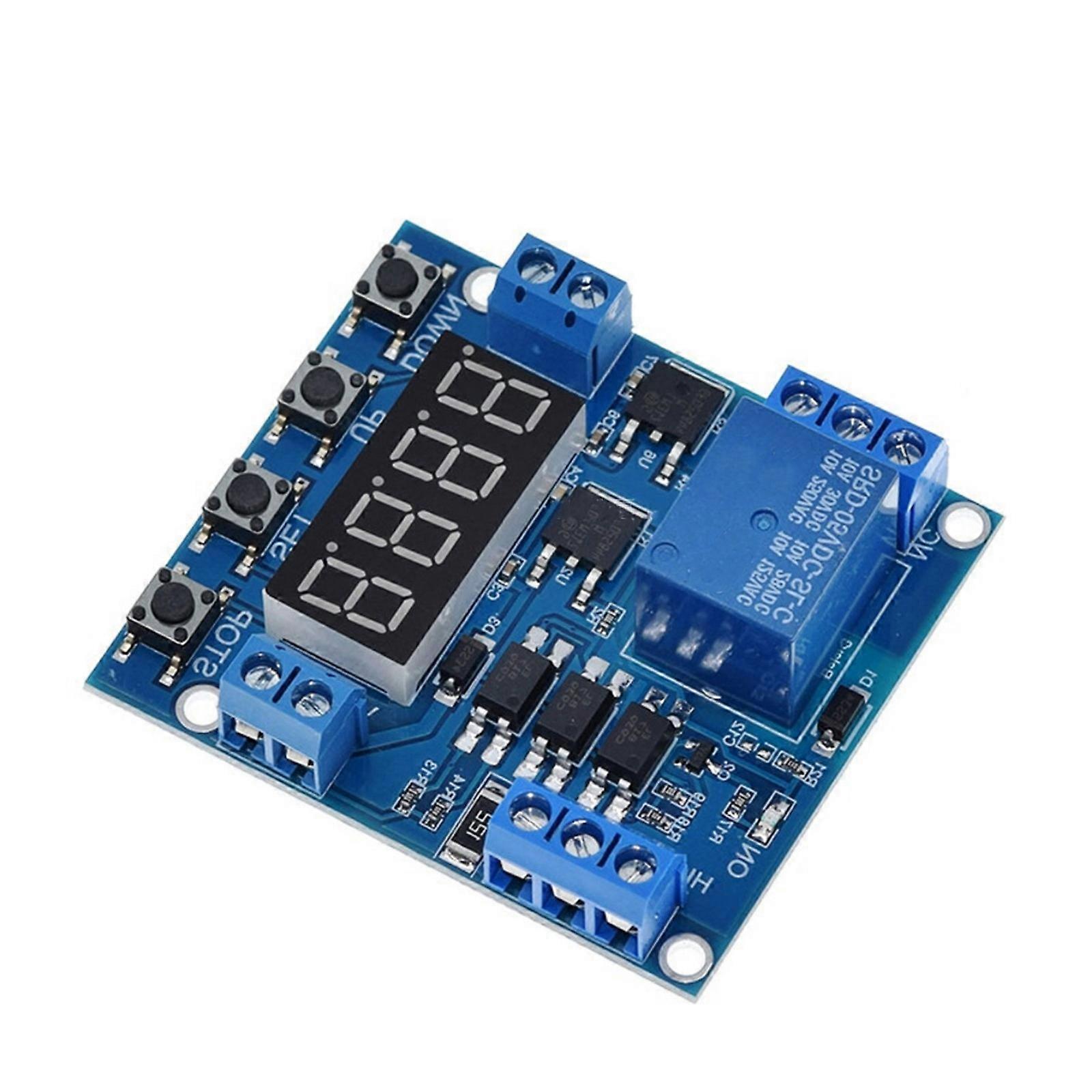 One Way Module Delayed Power Off Limit Detection Cycle Timing Count Control Electricity Upper And Lower Multicolor