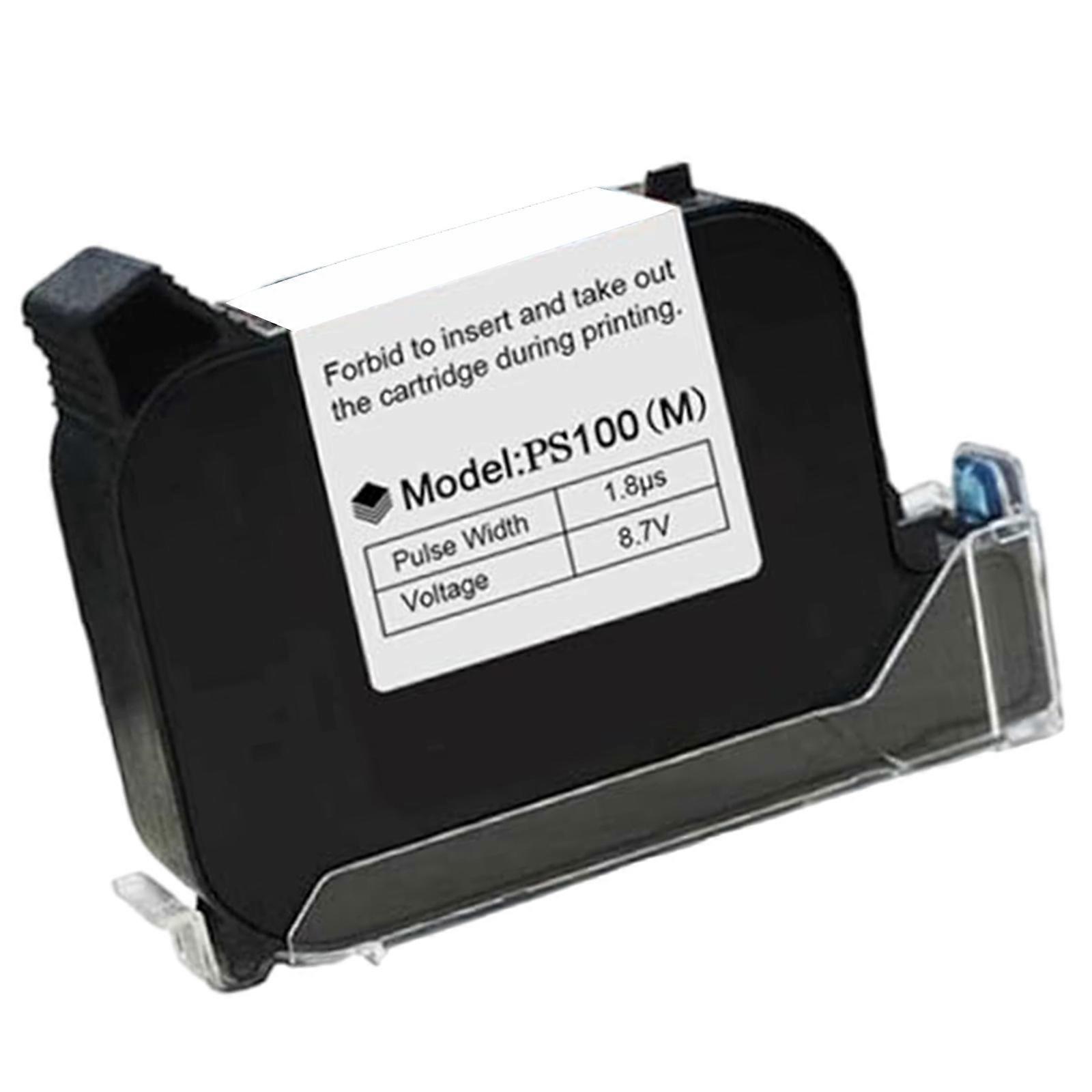 PS100(M) Black Inkjet Cartridge for Not Encrypted Printers Quick Drying on Multiple Surfaces 10CM Multicolor