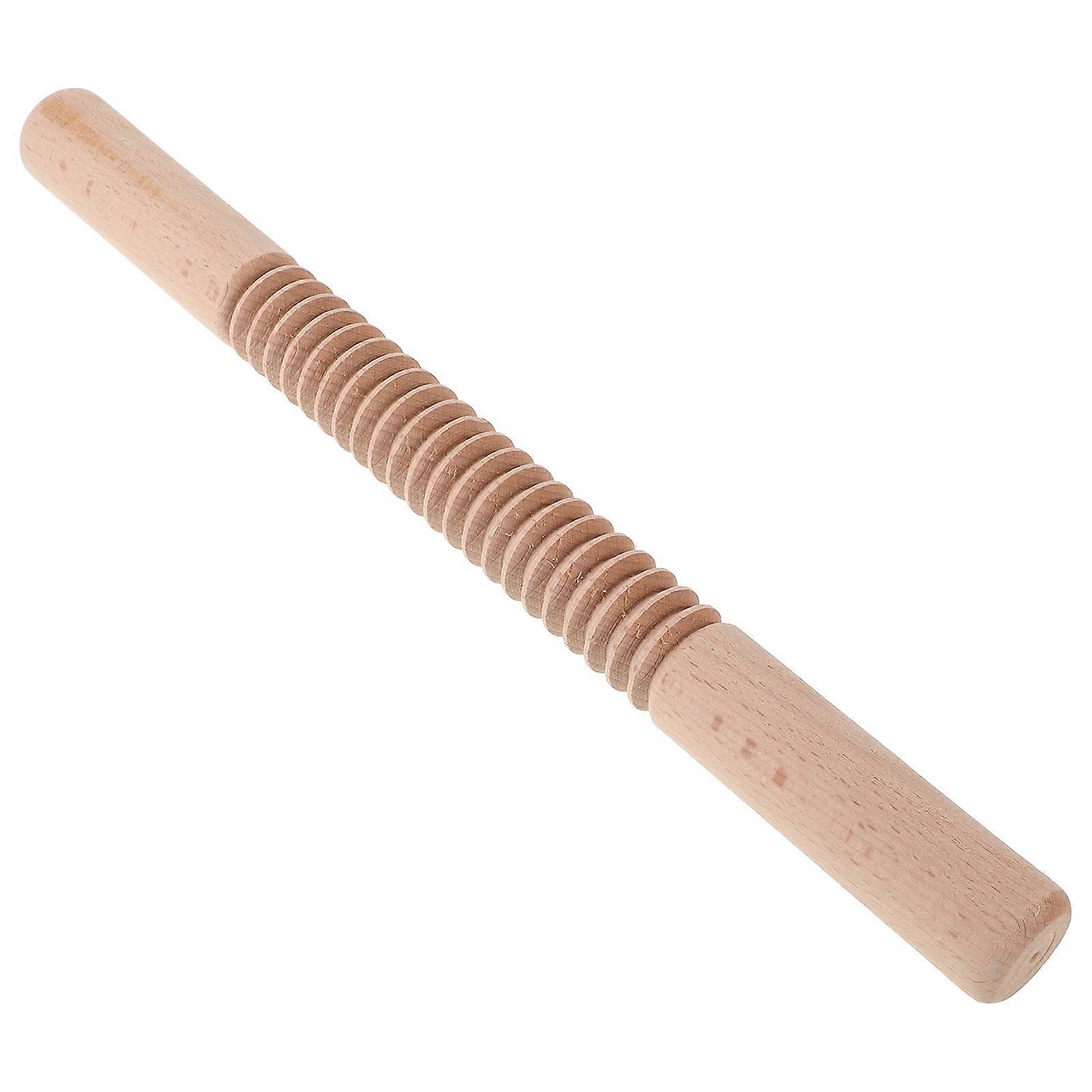 Wooden Rolling Stick for Baking 1Pcs Screw Thread Dough Roller Pin