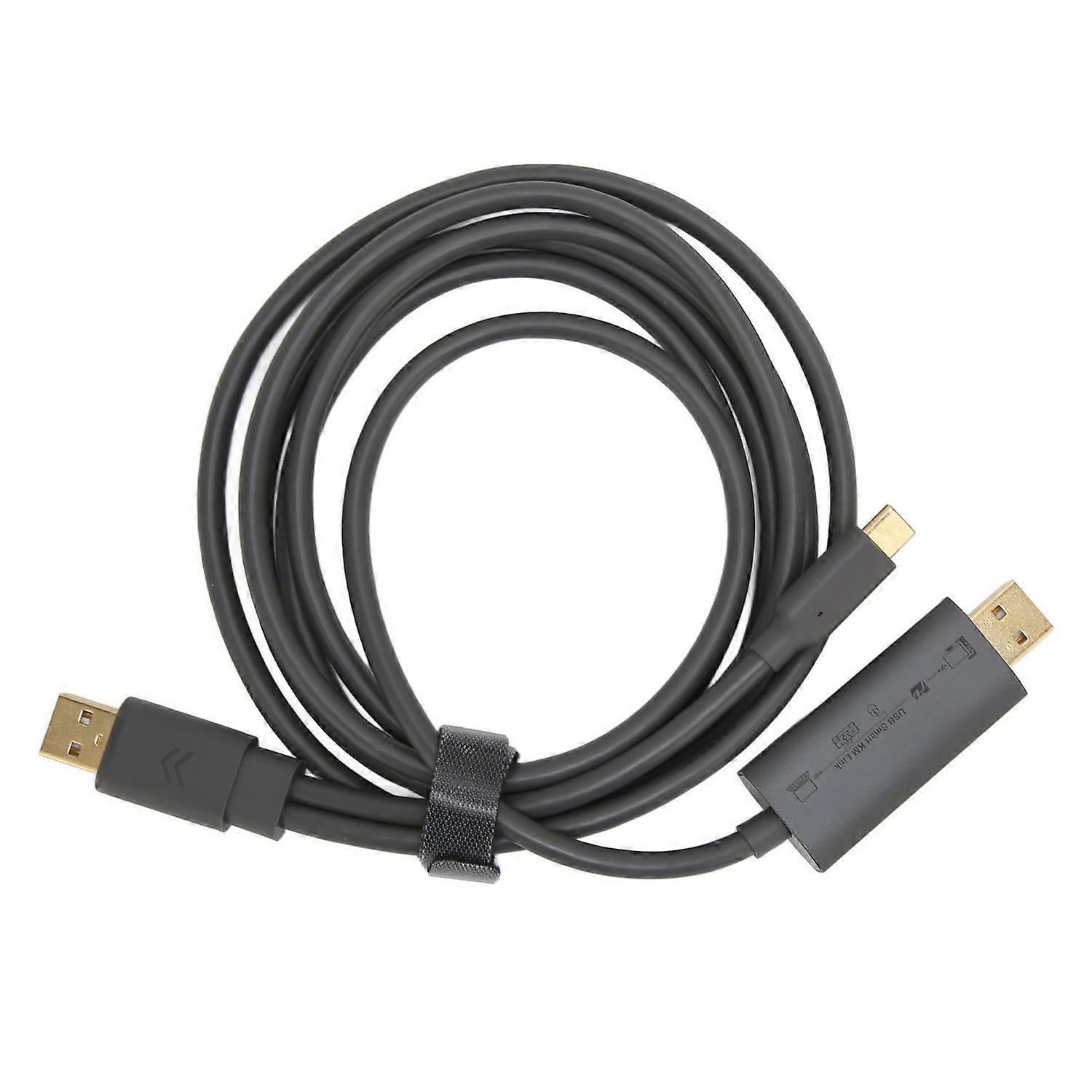 Data Transfer Cable USB 3.0 Data Keyboard Mouse Sharing Transfer USB 3.0 Cable Between for OS and fo