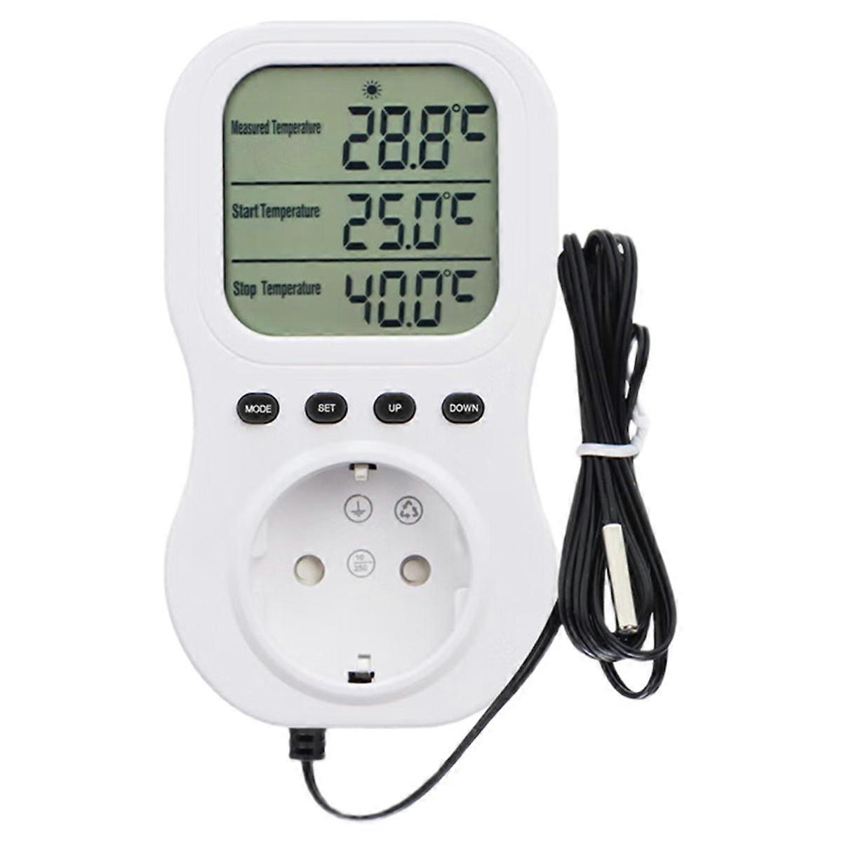  Intelligent Digital Temperature Display Constant Temperature Timer Switch Socket Electrical Powe