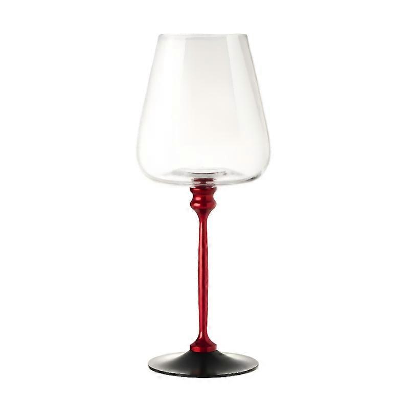 Spinning Crystal Wine Glass with 360° Rotation and Leak-Proof Design for Elegant Wine Tasting