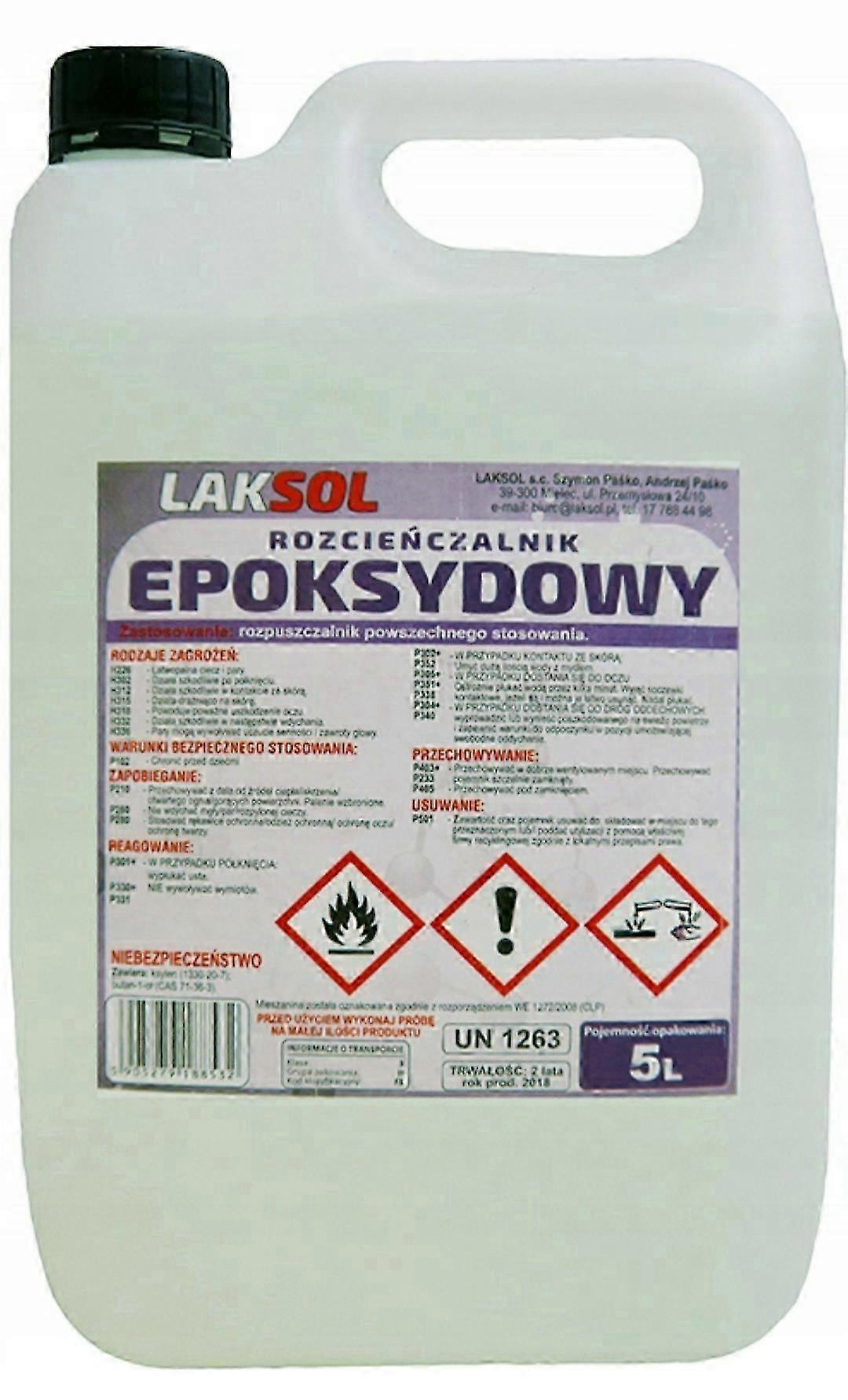 Epoxy Thinner Laksol 5 Liters