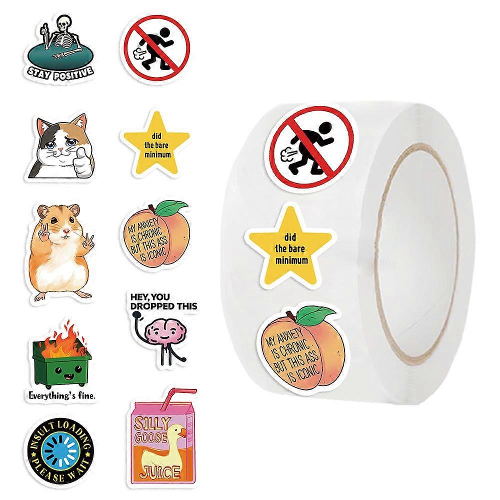 500 sheets/rolls of washi tape with fun and interesting patterns, including cat designs, as well as decorative envelope stickers.