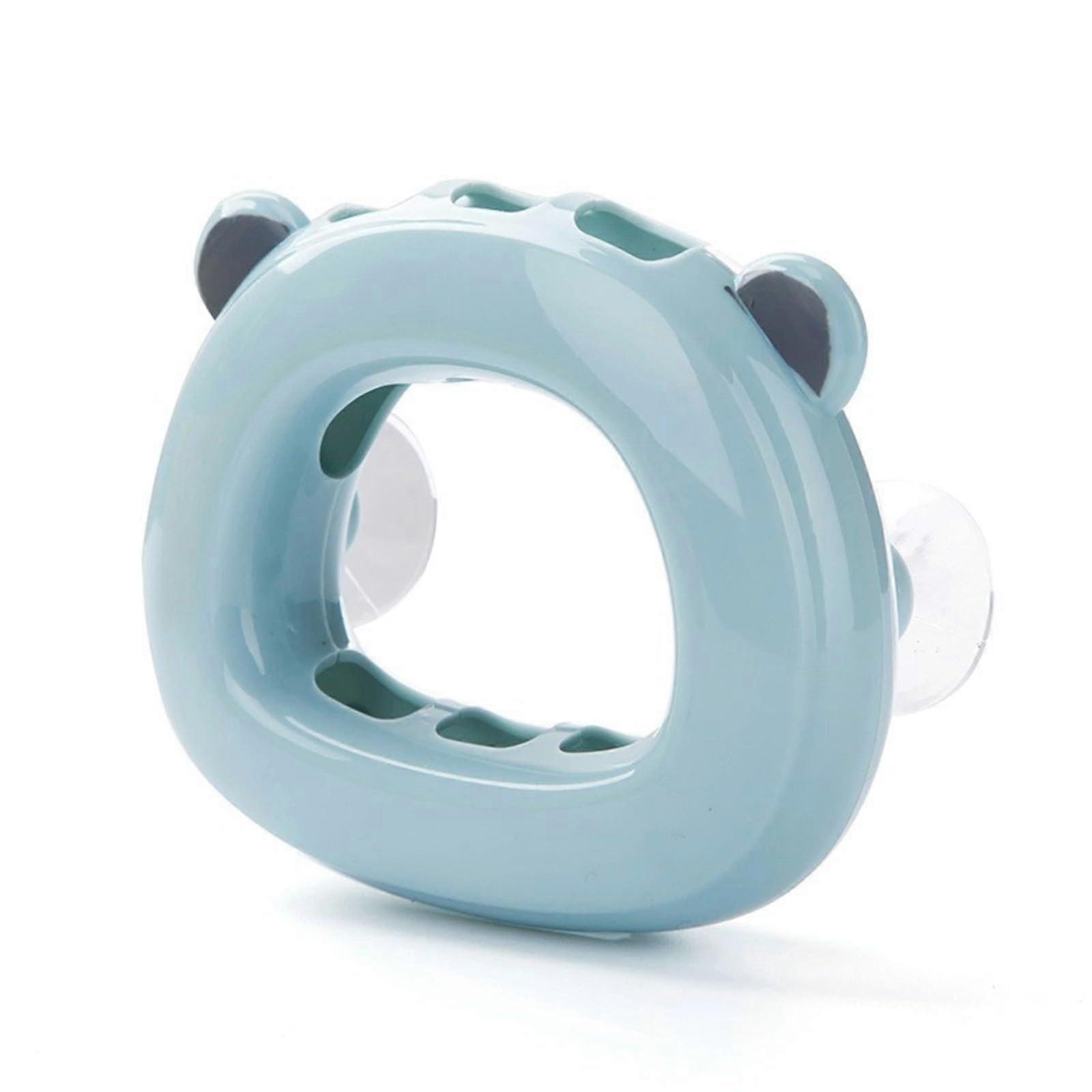 Wall Mounted Toothbrush Holder with Adhesive Rack for Bathroom Storage and Organization