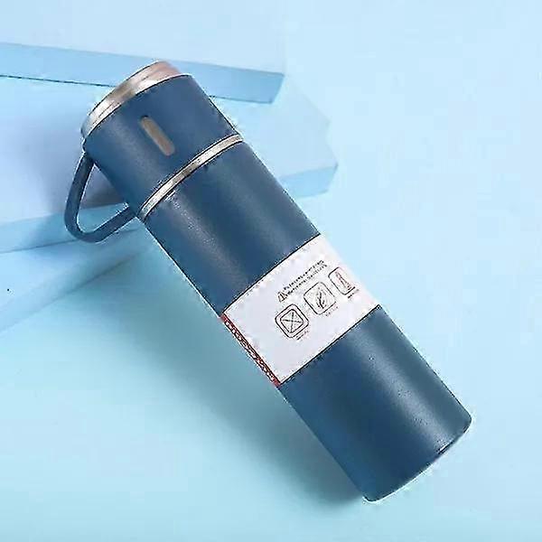 Thermo Bottle with Cup for Daily Commute, 500ml Vacuum Insulated Design