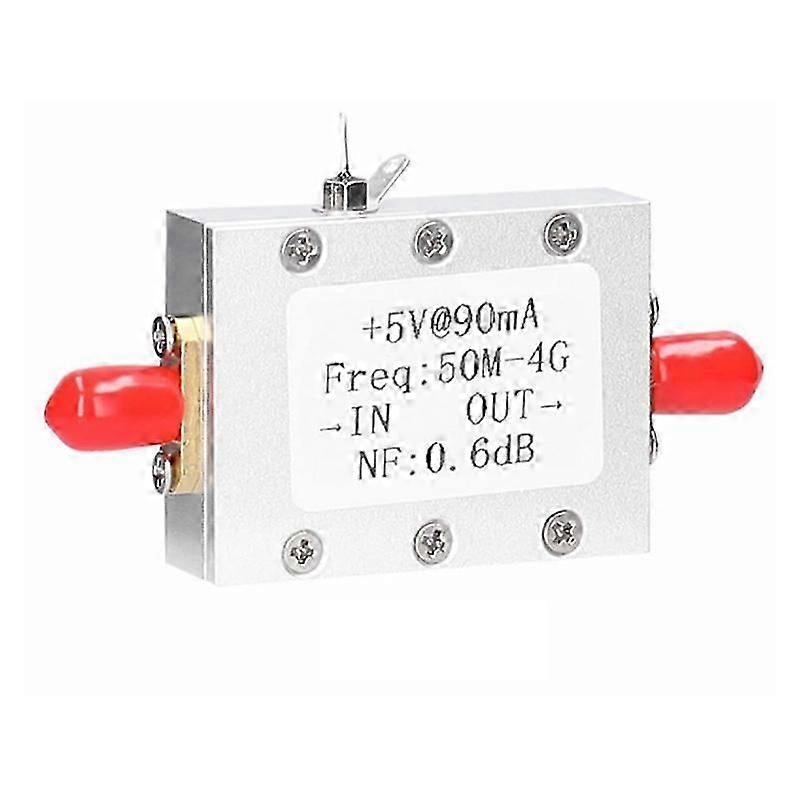 RF Amplifier Low Noise RF Amplifier Ham Radio Module Board LNA 50M-4GHz =0.6DB