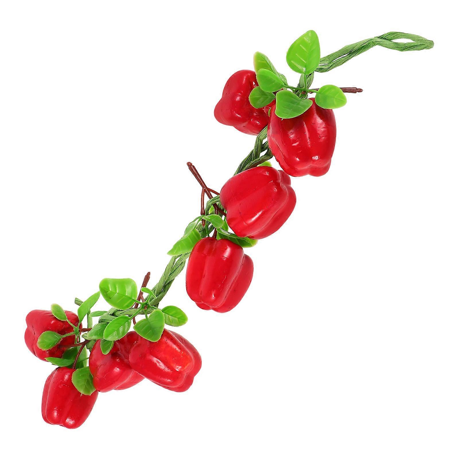 Artificial Pepper String Artificial Chili Decor for Decoration 1 String