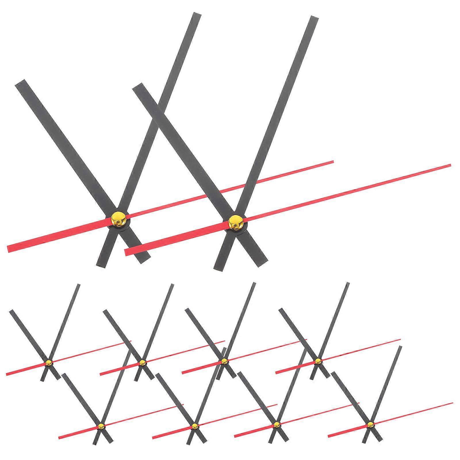 Clock Hands Replacement Parts for Game Sets Elegant Plastic Assorted Color Clock Pointers