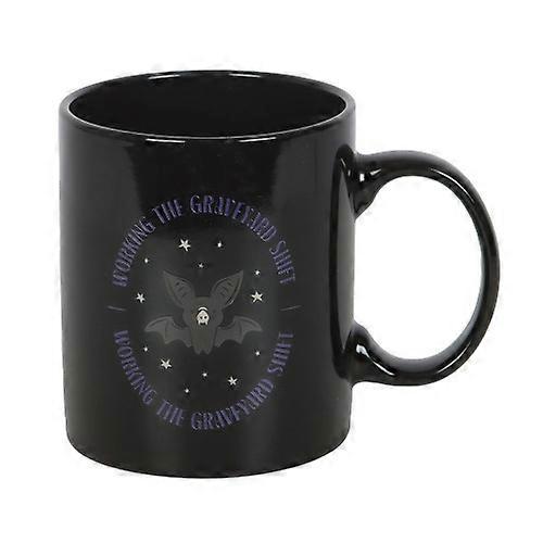 Something Different Working The Graveyard Shift Bat 450ml Mug
