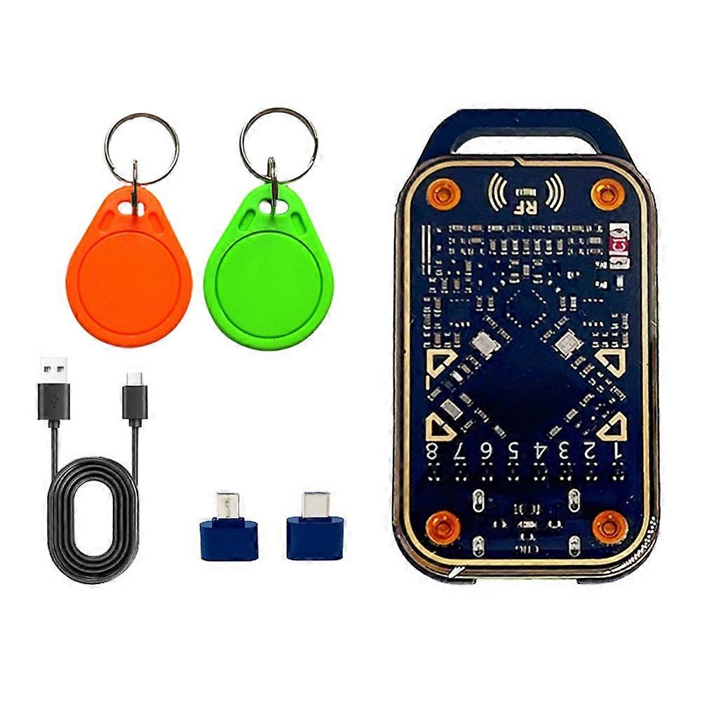 Restart Chameleon Ultra Smart Card Emulator+UID/CUID Keychain RFID Smart Chip Reader 125K 13.56M Decode NFC Duplicator