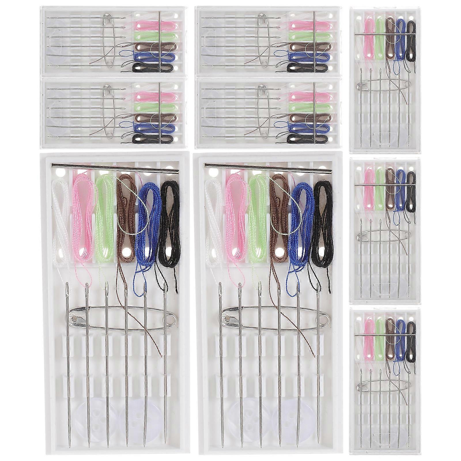 Hand Sewing Needle Mothers General Stitching Sewing Kit Assorted Color 10Set