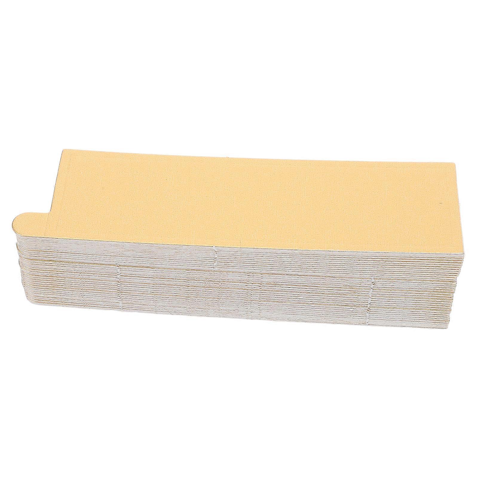 Golden Cake Cardboard Cake Board for Displaying 200Pcs Mini Rectangular Paper Plates