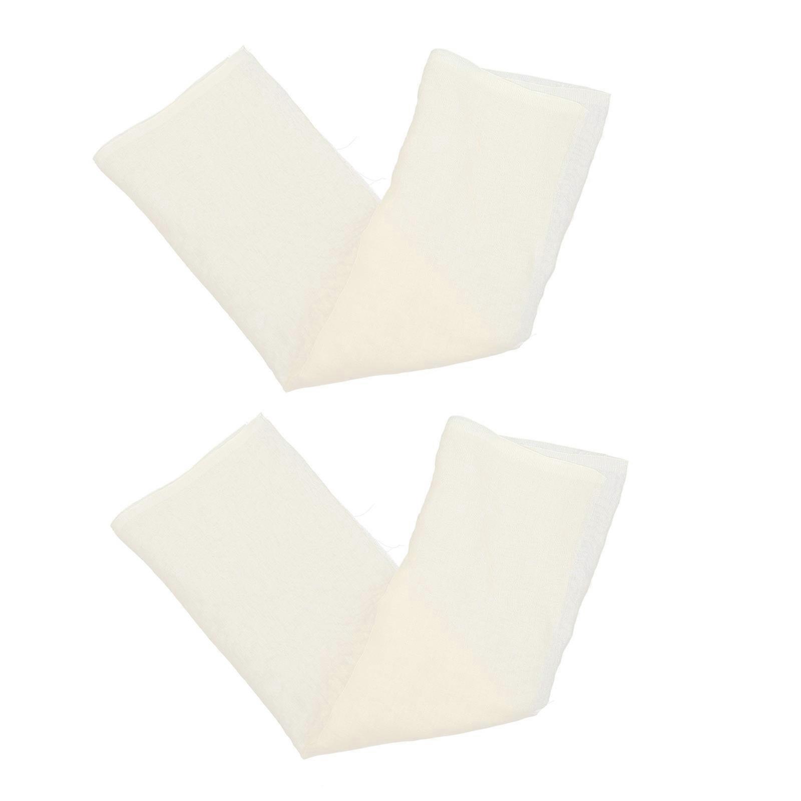 Cotton Yarn Cheesecloth for Straining Kitchen Use 2Pcs Reusable Cloth