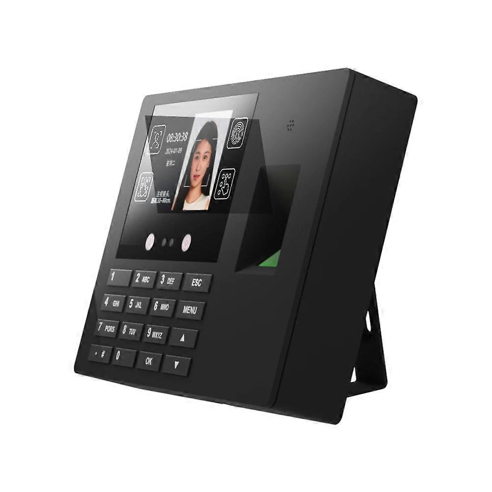 Multi Functional Attendance Machine Fingerprint Recognition Password Recognition Facial Recognition Three in One EU Plug