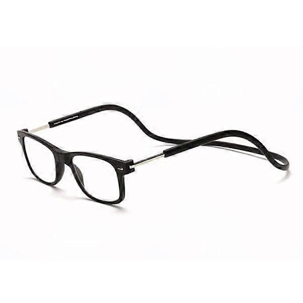 Practical Reading Glasses (Power up to 4.0) MAGNET Black 4.0