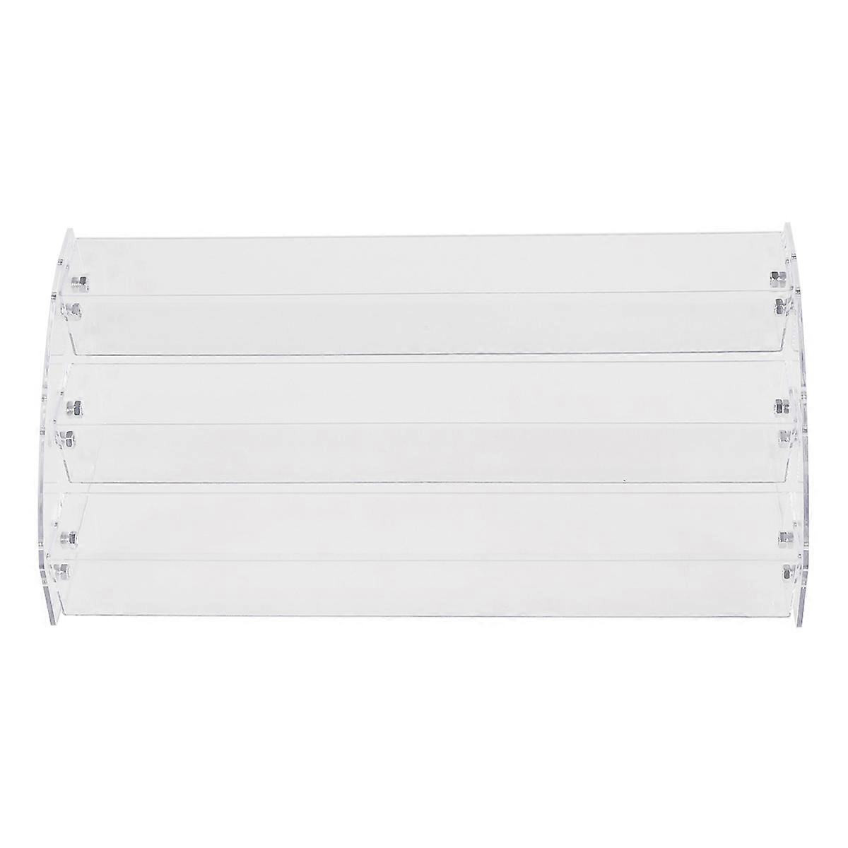 Cosmetics Storage Rack Acrylic Makeup Organizer for 3Pcs Display Shelf