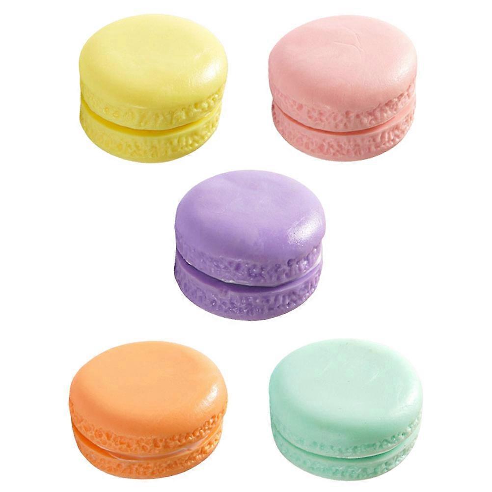 Fake Macaron PVC Macaron Models for Decor 25Pcs Colorful Simulation