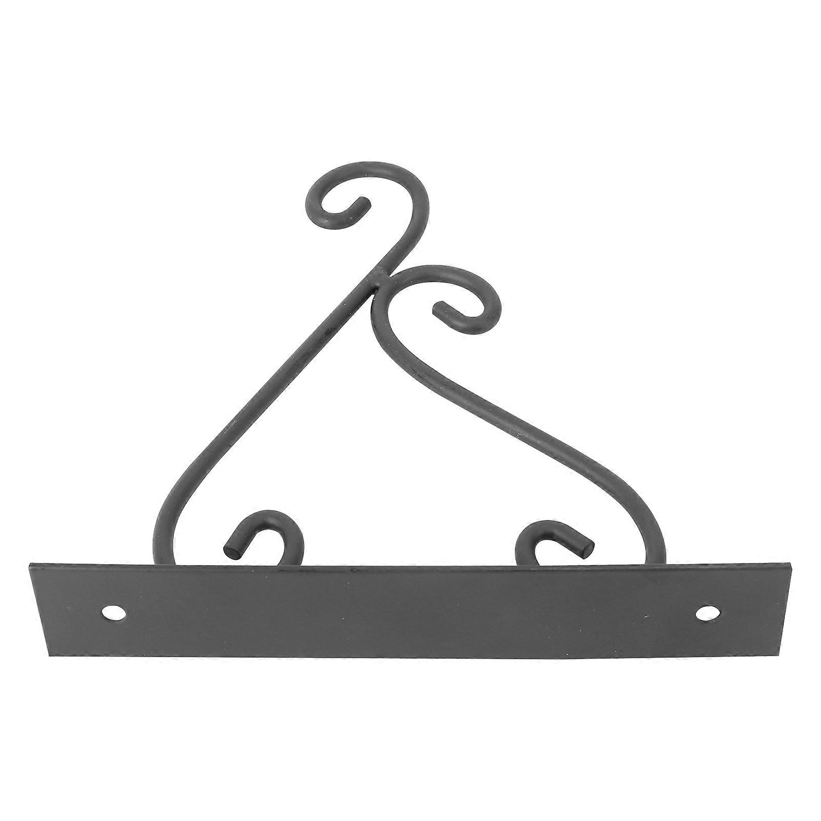 Vintage Iron Flower Basket Hangers for Kitchen Storage Hook