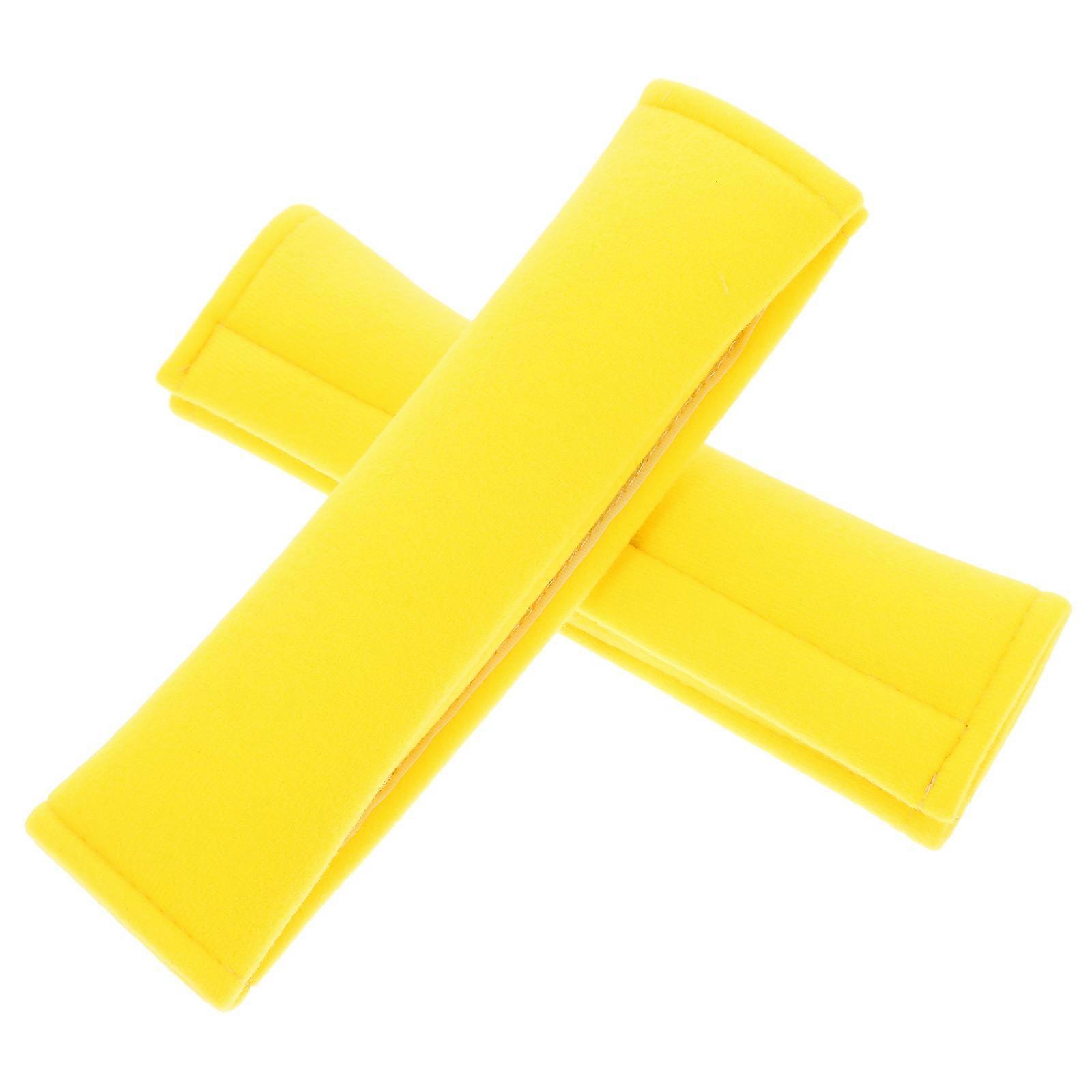 Cover Pad Yellow for Use Comfortable Shoulder Strap Cushion