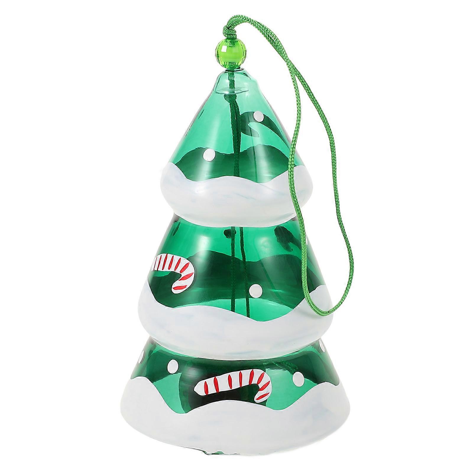 Glass Christmas Wind Chime Wind Bell for Decoration