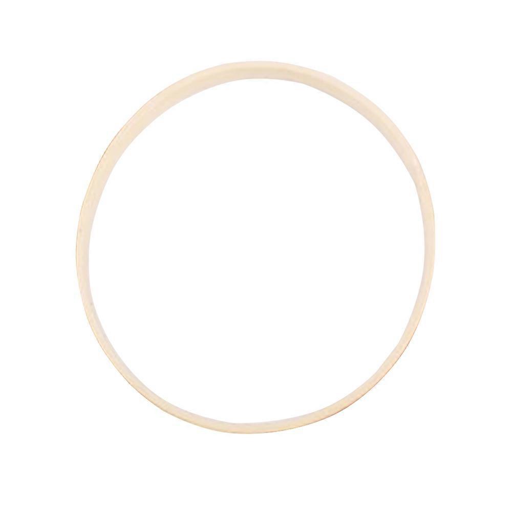 DIY Embroidery Ring Bamboo Frame for Embroidery Beige Craft Circle