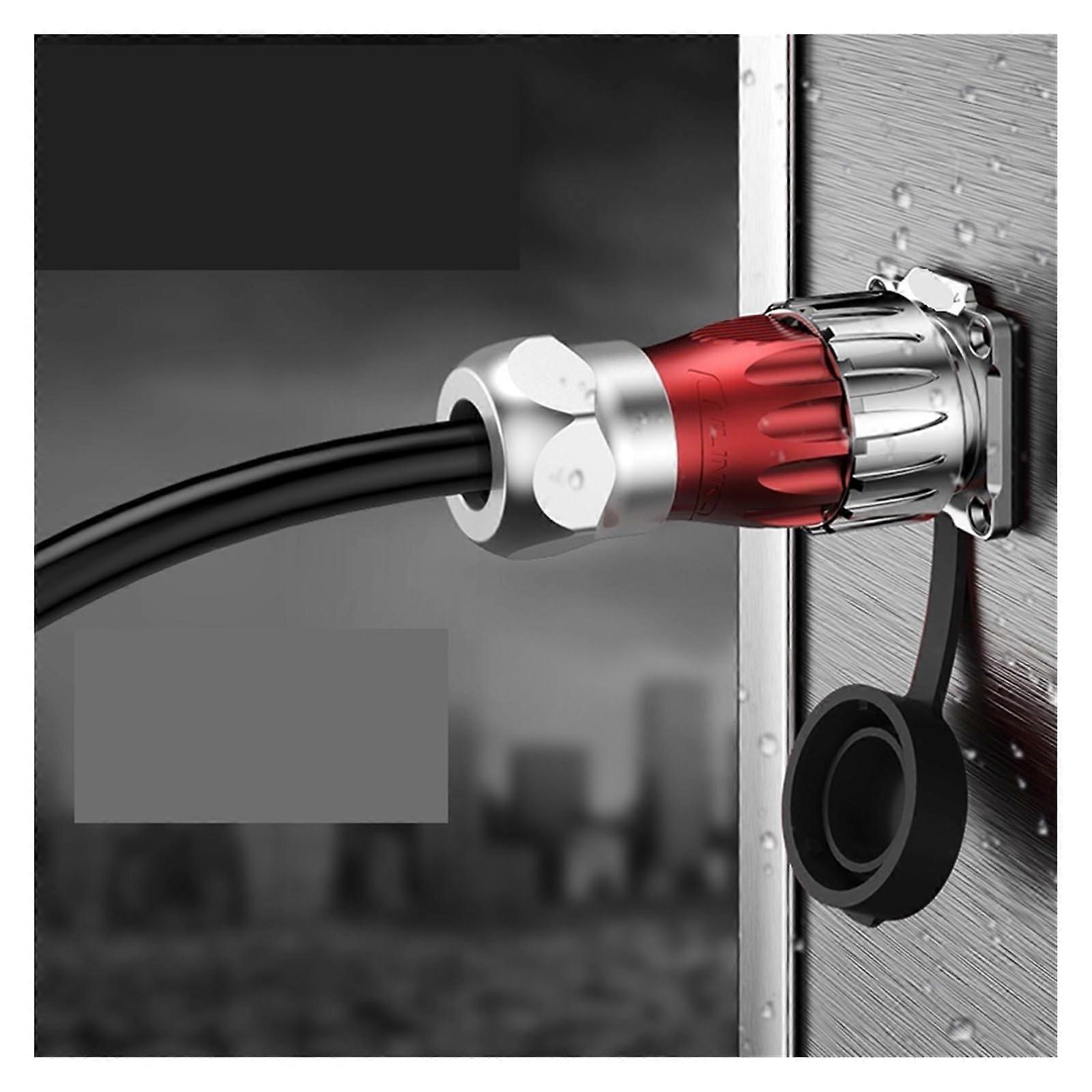 DH20 Reverse Mount Aviation Connector 3Pin Waterproof Circular Electrical Socket Durable