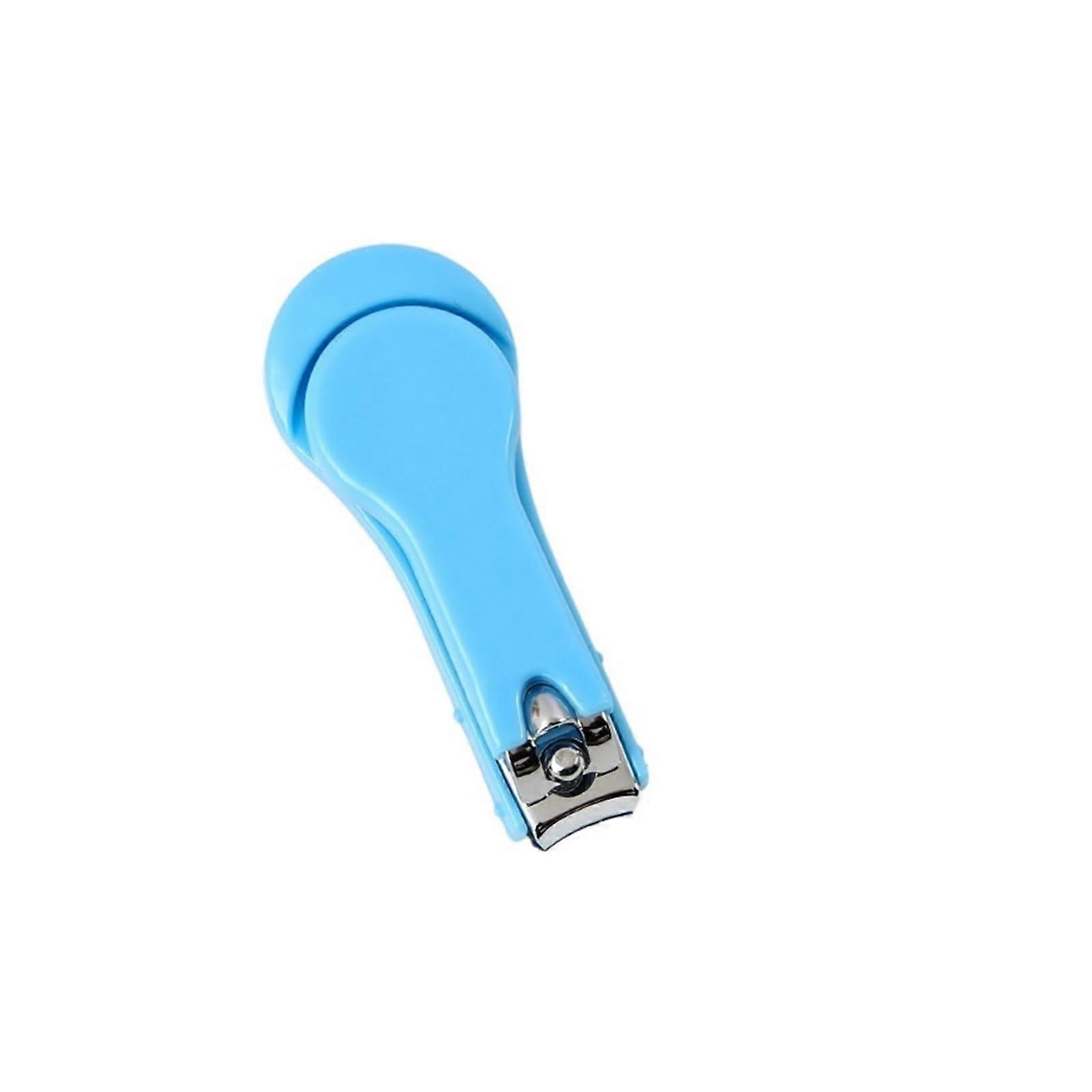 Portable Home Nail Clipper Dark Blue with Smooth Cutting and Safe Rounded Blade