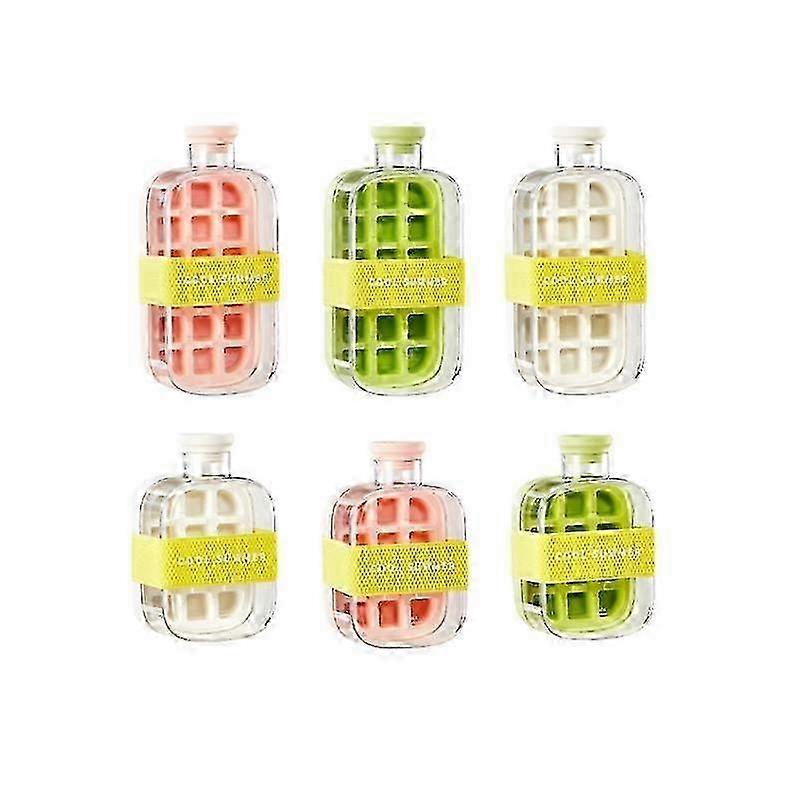 Touch-Free Ice Cube Maker with Integrated Water Bottle Tray 26-27s