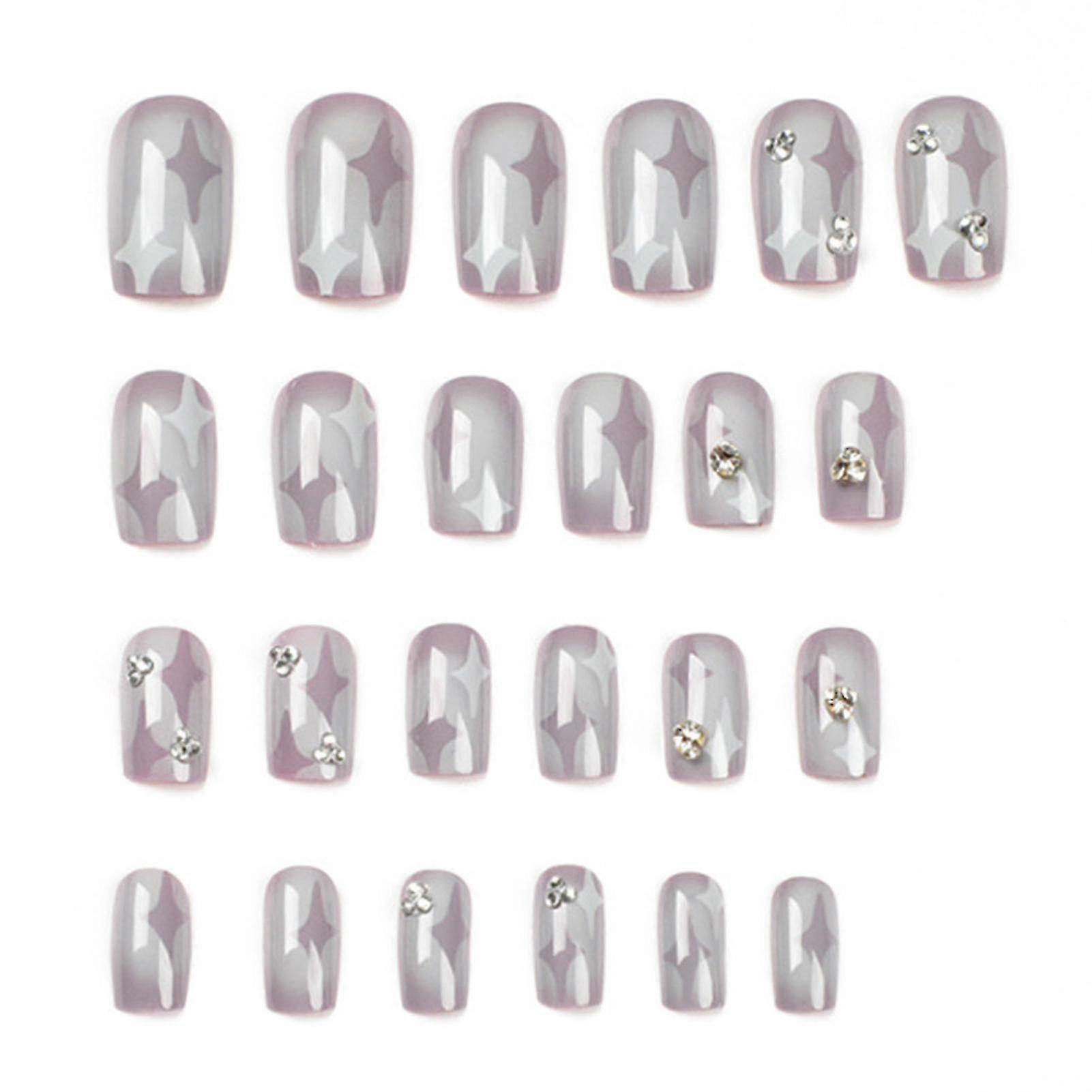 2025 Medium-Style Artificial Nails with Quality Resin Material