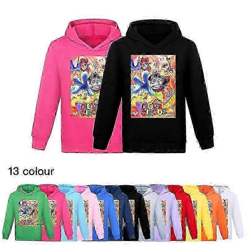 Suéter con capucha con capucha con capucha para niños y niñas digital