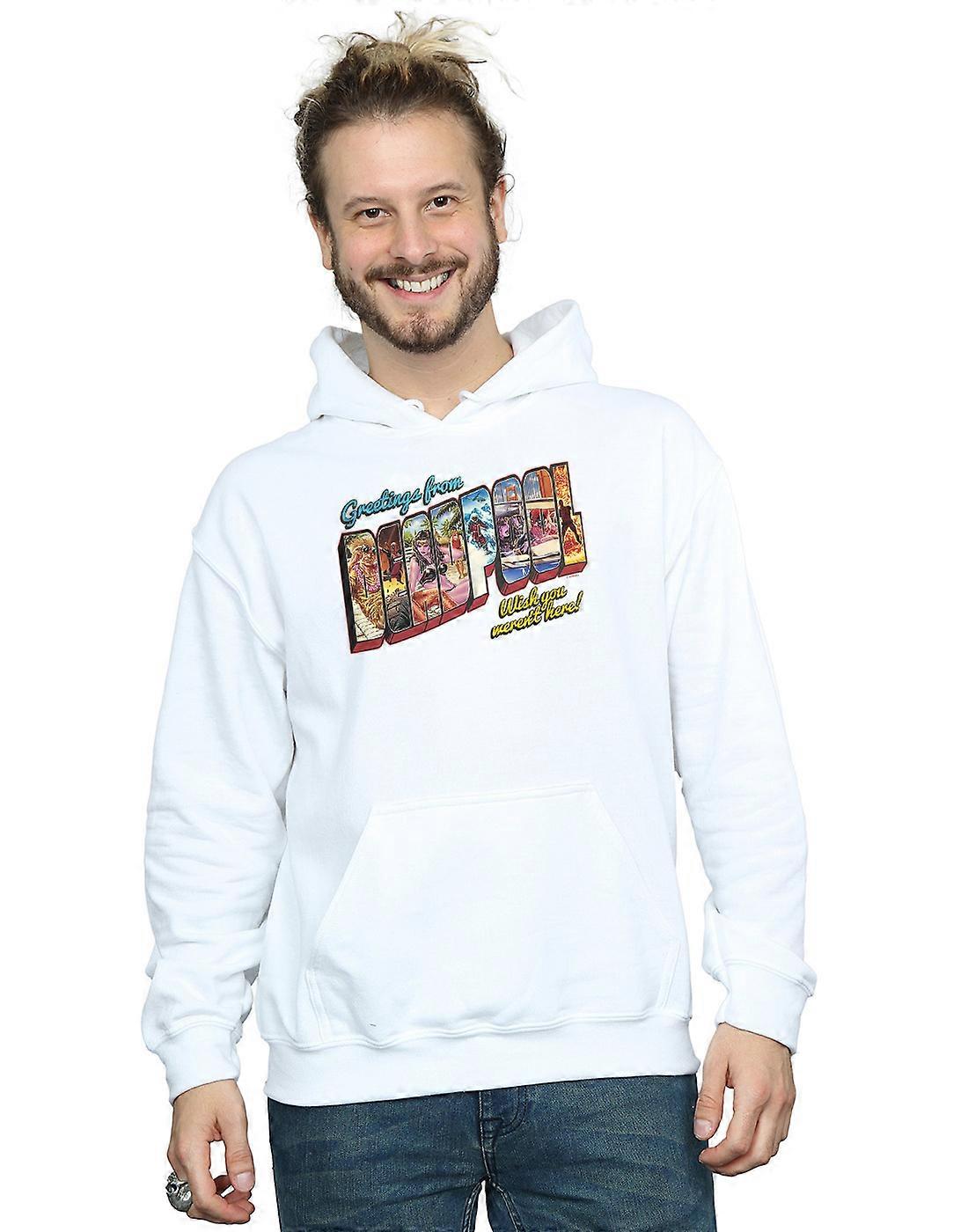 Marvel mænds Deadpool hilsner hættetrøje