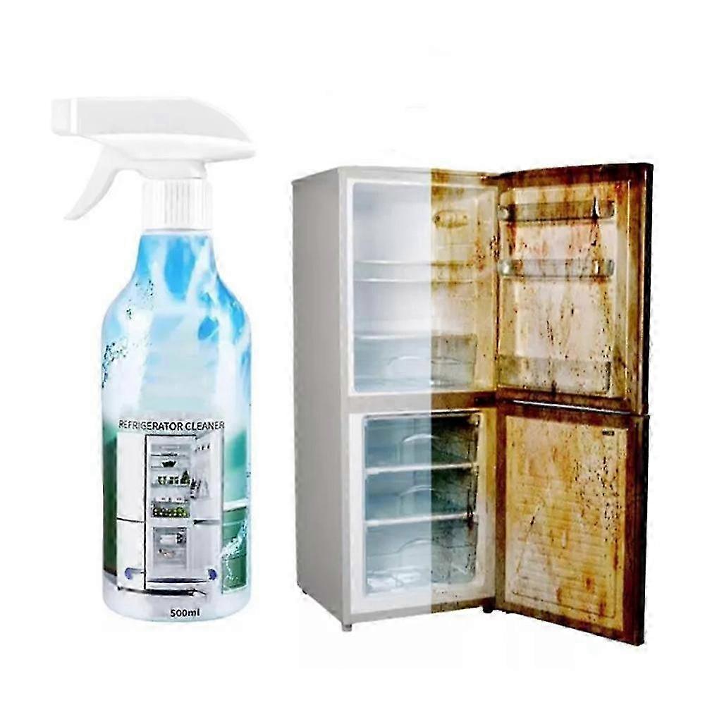 2pcs Refrigerator Cleaner Inside, Refrigerator Deodorant Cleaner Spray 500ml