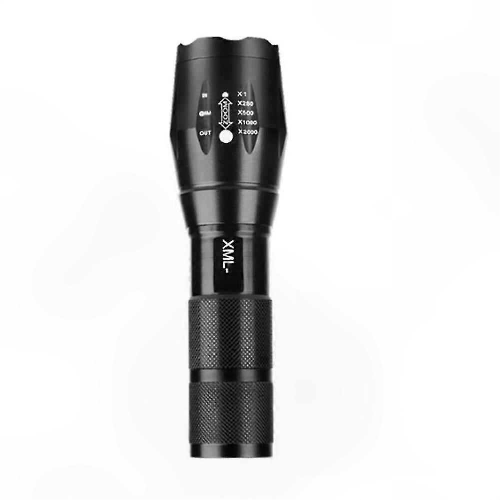 Waterproof Camping Flashlight with USB Charging and Telescopic Zoom Functionality