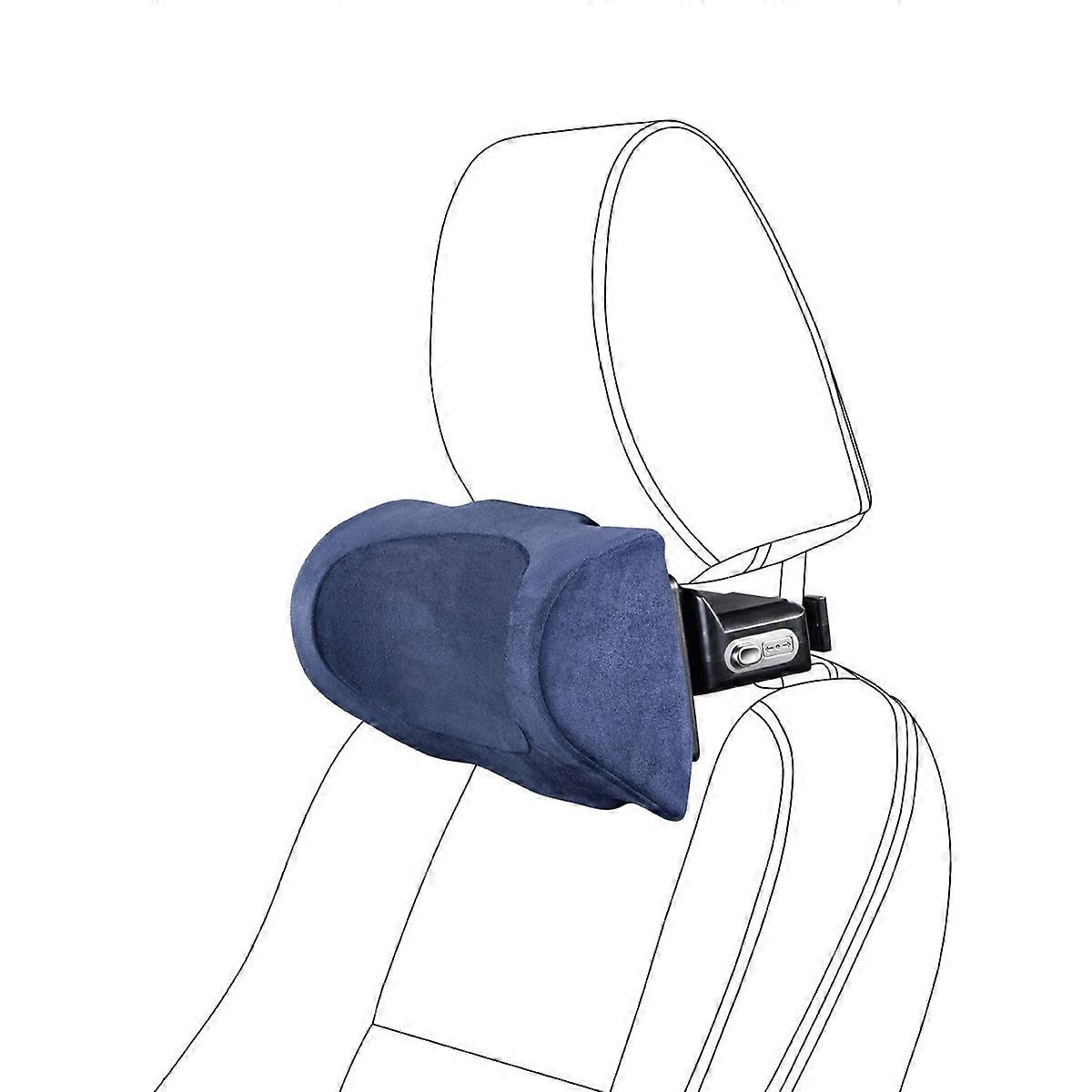 Position Adjustable Car Seat Neck Support Pillow Memory Foam Headrest Cushion