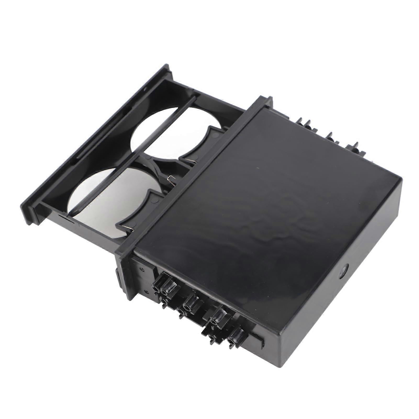 2 in 1 Car Cup Holder Organizer Universal Dashboard Storage Box with Secure Locking Mechanism