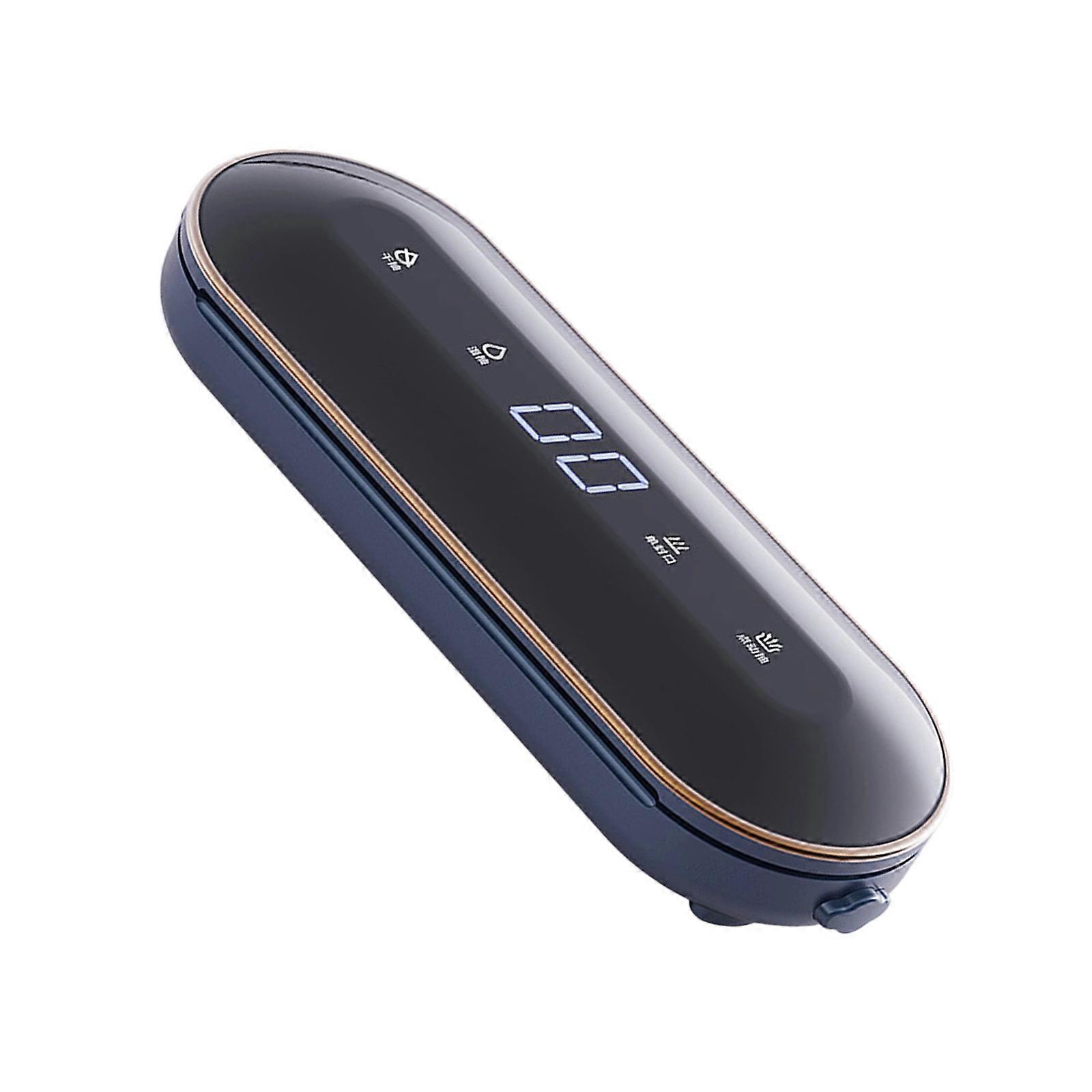 High Suction Automatic Sealing Machine Kitchen Vacuum Sealer Packaging Machine Vacuum Sealing Device for Beginners  navy blue