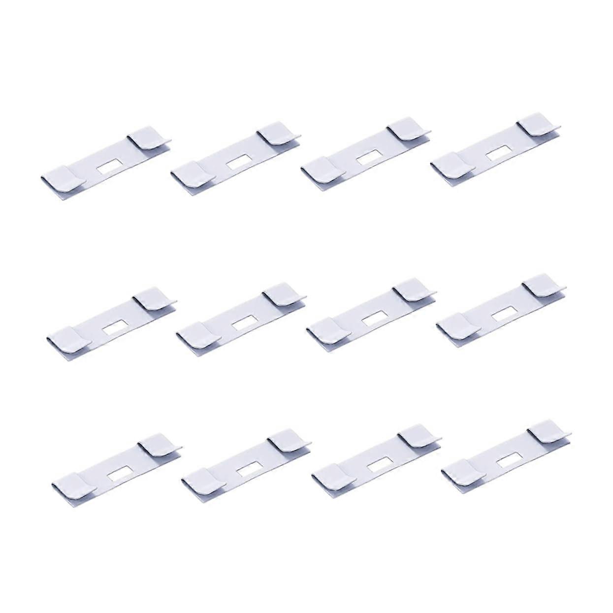 12pcs Metal Vertical Blind  Clips and Vane Savers with Storage Box for Easy Installation
